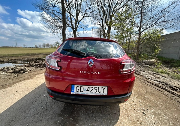 Renault Megane cena 29900 przebieg: 211000, rok produkcji 2015 z Gdańsk małe 79